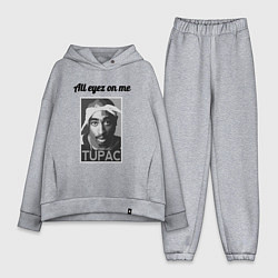 Женский костюм оверсайз 2pac Art All eayz on me, цвет: меланж