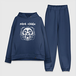 Женский костюм оверсайз Papa Roach rock panda