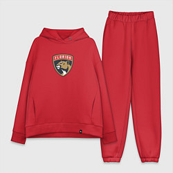 Женский костюм оверсайз Florida Panthers NHL, цвет: красный