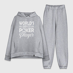 Женский костюм оверсайз Лучший в мире игрок в покер