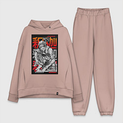 Женский костюм оверсайз Повесть о конце света Будда Древнеиндийский бог