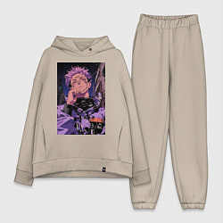 Женский костюм оверсайз Магическая битва Юдзи Итадори токио