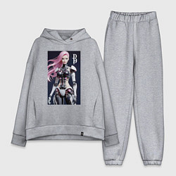 Женский костюм оверсайз Cyber Barbie - ai art future