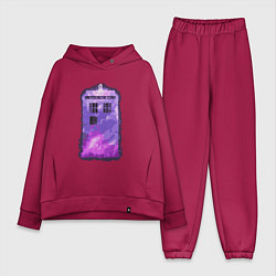 Женский костюм оверсайз Violet tardis