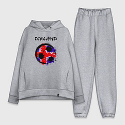 Женский костюм оверсайз Сборная Исландии