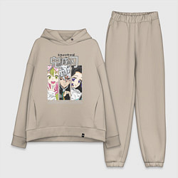 Женский костюм оверсайз Клинок рассекающий демонов столпы Митсуи Тенген Ши