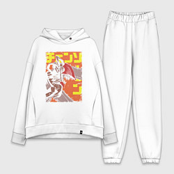 Женский костюм оверсайз Человек-бензопила Денджи оранжевый