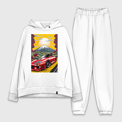 Женский костюм оверсайз Toyota Supra jdm автомобиль
