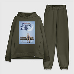 Женский костюм оверсайз Forrest Gump - Tom is on the bench