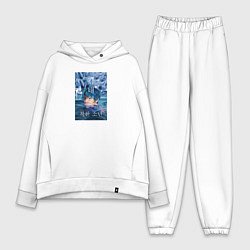 Женский костюм оверсайз Техен вода