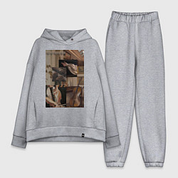 Женский костюм оверсайз Музыка эстетика