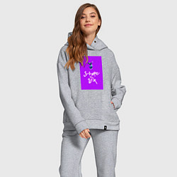 Женский костюм оверсайз J-hope in the box - K-pop, цвет: меланж — фото 2
