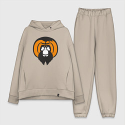 Женский костюм оверсайз Орангутан