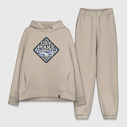 Женский костюм оверсайз City police