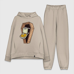 Женский костюм оверсайз Dead pizza