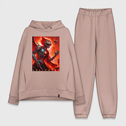 Женский костюм оверсайз Кибер кошка ведьма - хэллоуин