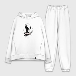 Женский костюм оверсайз Логотип с пришельцем