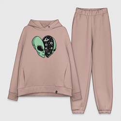 Женский костюм оверсайз Space alien