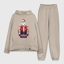 Женский костюм оверсайз Дед мороз спортик