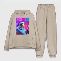 Женский костюм оверсайз Simpson new year - cyberpunk