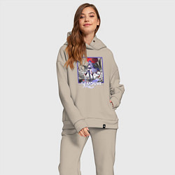 Женский костюм оверсайз Ахерон, цвет: миндальный — фото 2