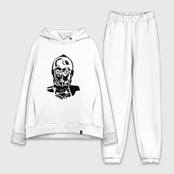 Женский костюм оверсайз Си три пи о