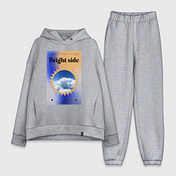 Женский костюм оверсайз Светлая сторона