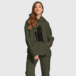 Женский костюм оверсайз Berserk мечник, цвет: хаки — фото 2