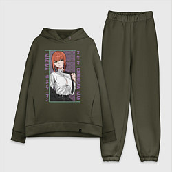 Женский костюм оверсайз Человек-бензопила Макима в костюме