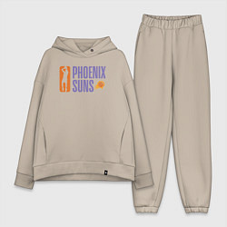 Женский костюм оверсайз Phoenix Suns play, цвет: миндальный