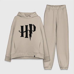 Женский костюм оверсайз Гарри Поттер - логотип