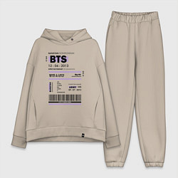 Женский костюм оверсайз Bts ticket