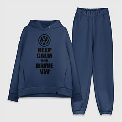 Женский костюм оверсайз Keep Calm & Drive VW