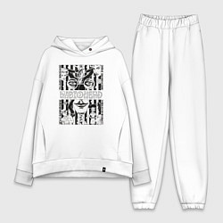 Женский костюм оверсайз Radiohead band rock