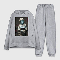 Женский костюм оверсайз Античная статуя с планшетом