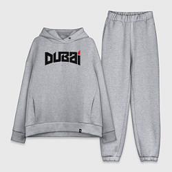 Женский костюм оверсайз Дубай сити, цвет: меланж