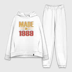 Женский костюм оверсайз Сделано в 1989 сепия