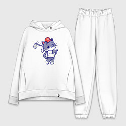 Женский костюм оверсайз Котёнок гольфист