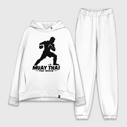 Женский костюм оверсайз Муай Тай сила и мощь тайского бокса