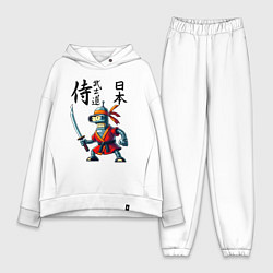 Женский костюм оверсайз Bender bending robot with katana - samurai