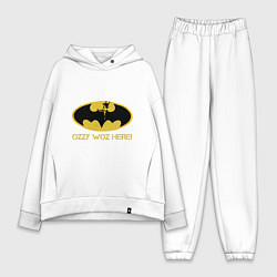 Женский костюм оверсайз Оззи был здесь прикол, цвет: белый