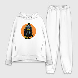 Женский костюм оверсайз Cool Batman, цвет: белый