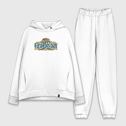 Женский костюм оверсайз Happy fathers day