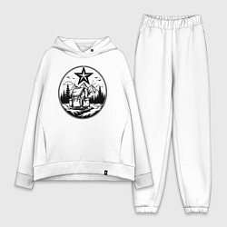 Женский костюм оверсайз Советский путешественник