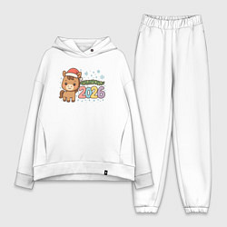 Женский костюм оверсайз Новогодняя лошадка 2026