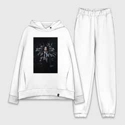 Женский костюм оверсайз John Wick guns, цвет: белый