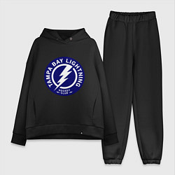 Женский костюм оверсайз HC Tampa Bay Lightning, цвет: черный