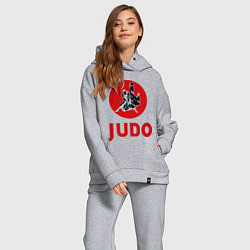 Женский костюм оверсайз Judo, цвет: меланж — фото 2