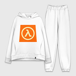 Женский костюм оверсайз Half-Life, цвет: белый