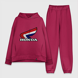 Женский костюм оверсайз Honda, цвет: маджента